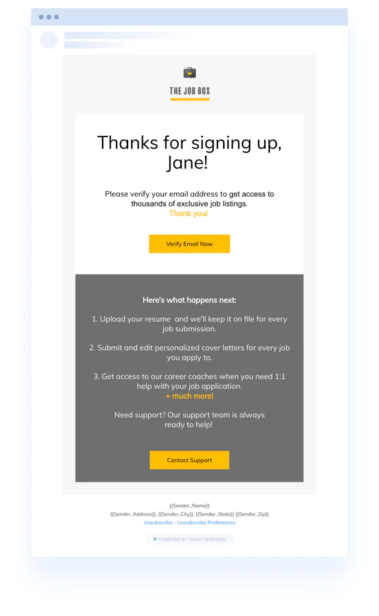 Email Template Preview